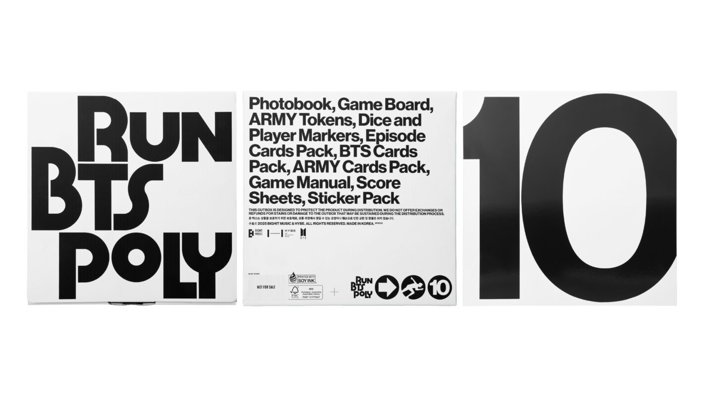 RUN BTS POLY: Packaging Design